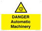 WM10323: DANGER Automatic Machinery
