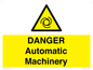 WM10323: DANGER Automatic Machinery