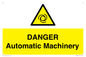 WM10323: DANGER Automatic Machinery