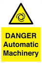 WM10323: DANGER Automatic Machinery