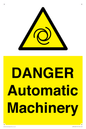 WM10323: DANGER Automatic Machinery
