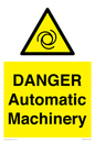 WM10323: DANGER Automatic Machinery