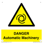 WM10323: DANGER Automatic Machinery