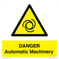 WM10323: DANGER Automatic Machinery