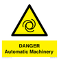 WM10323: DANGER Automatic Machinery