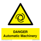 WM10323: DANGER Automatic Machinery