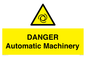 WM10325: DANGER Automatic Machinery