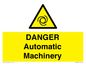 WM10325: DANGER Automatic Machinery