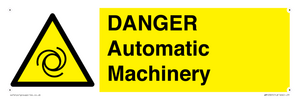 WM10325: DANGER Automatic Machinery