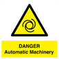 WM10325: DANGER Automatic Machinery