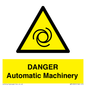 WM10325: DANGER Automatic Machinery