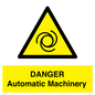 WM10325: DANGER Automatic Machinery