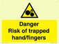 WM10836: Danger Risk of trapped hand/fingers