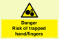 WM10836: Danger Risk of trapped hand/fingers