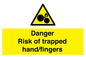 WM10836: Danger Risk of trapped hand/fingers