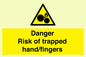 WM10836: Danger Risk of trapped hand/fingers