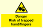 WM10836: Danger Risk of trapped hand/fingers