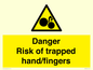 WM10836: Danger Risk of trapped hand/fingers