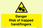 WM10836: Danger Risk of trapped hand/fingers
