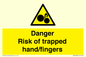 WM10836: Danger Risk of trapped hand/fingers