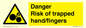 WM10836: Danger Risk of trapped hand/fingers