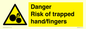 WM10836: Danger Risk of trapped hand/fingers