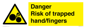 WM10836: Danger Risk of trapped hand/fingers