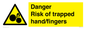 WM10836: Danger Risk of trapped hand/fingers