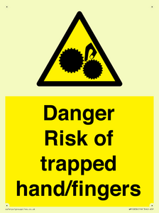 WM10836: Danger Risk of trapped hand/fingers