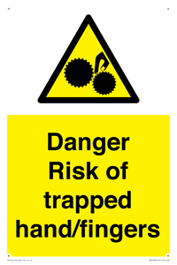 WM10836: Danger Risk of trapped hand/fingers
