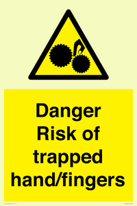 WM10836: Danger Risk of trapped hand/fingers