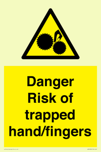 WM10836: Danger Risk of trapped hand/fingers