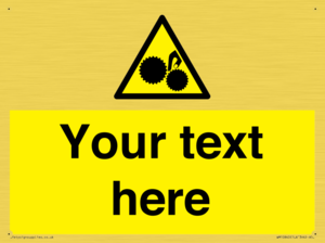 WM10840: Custom Warning: Risk of trapped fingers