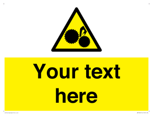 WM10840: Custom Warning: Risk of trapped fingers