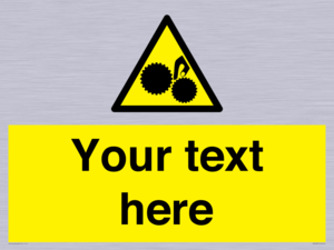 WM10840: Custom Warning: Risk of trapped fingers