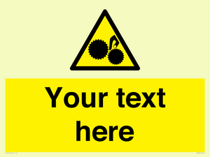 WM10840: Custom Warning: Risk of trapped fingers