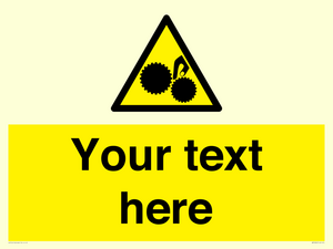 WM10840: Custom Warning: Risk of trapped fingers