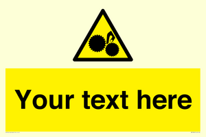 WM10840: Custom Warning: Risk of trapped fingers