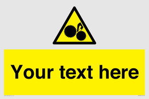 WM10840: Custom Warning: Risk of trapped fingers