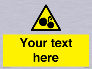 WM10840: Custom Warning: Risk of trapped fingers