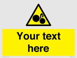 WM10840: Custom Warning: Risk of trapped fingers