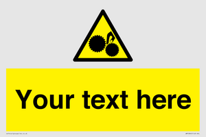 WM10840: Custom Warning: Risk of trapped fingers