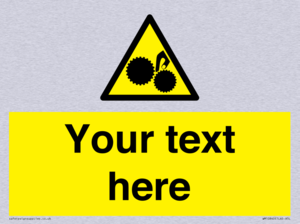 WM10840: Custom Warning: Risk of trapped fingers