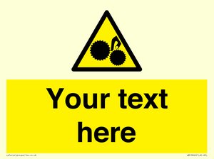 WM10840: Custom Warning: Risk of trapped fingers