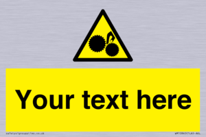 WM10840: Custom Warning: Risk of trapped fingers