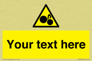 WM10840: Custom Warning: Risk of trapped fingers