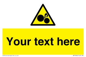 WM10840: Custom Warning: Risk of trapped fingers