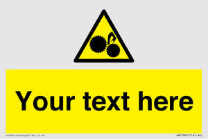 WM10840: Custom Warning: Risk of trapped fingers