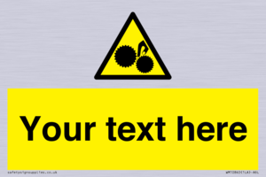 WM10840: Custom Warning: Risk of trapped fingers