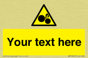 WM10840: Custom Warning: Risk of trapped fingers